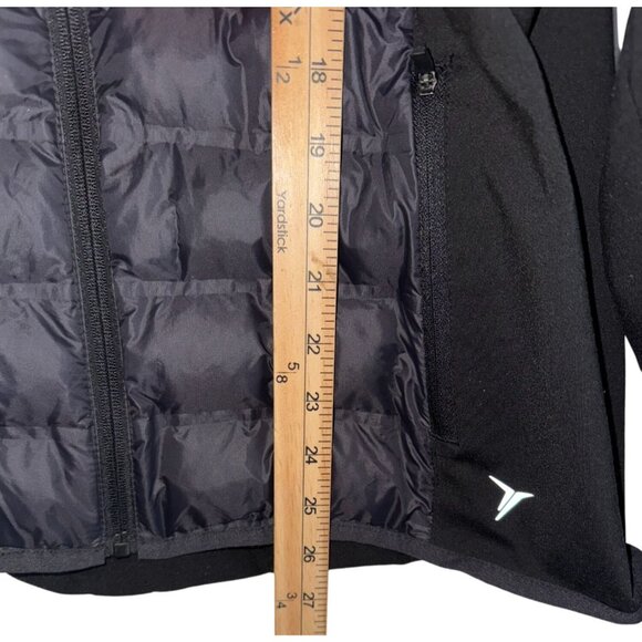 Old Navy Active Womens Lightweight Black Full-Zip Jacket With Quilted Front & Th - Picture 10 of 10